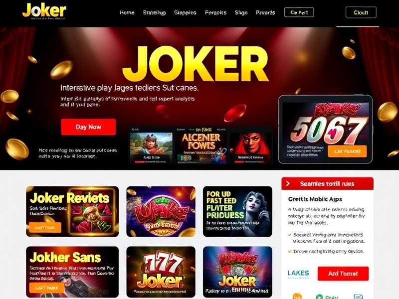 Joker.com is the official destination for premium online gambling experiences. Explore slot machines, live dealer games, and exclusive Joker-themed bonuses. Play securely with trusted platforms.